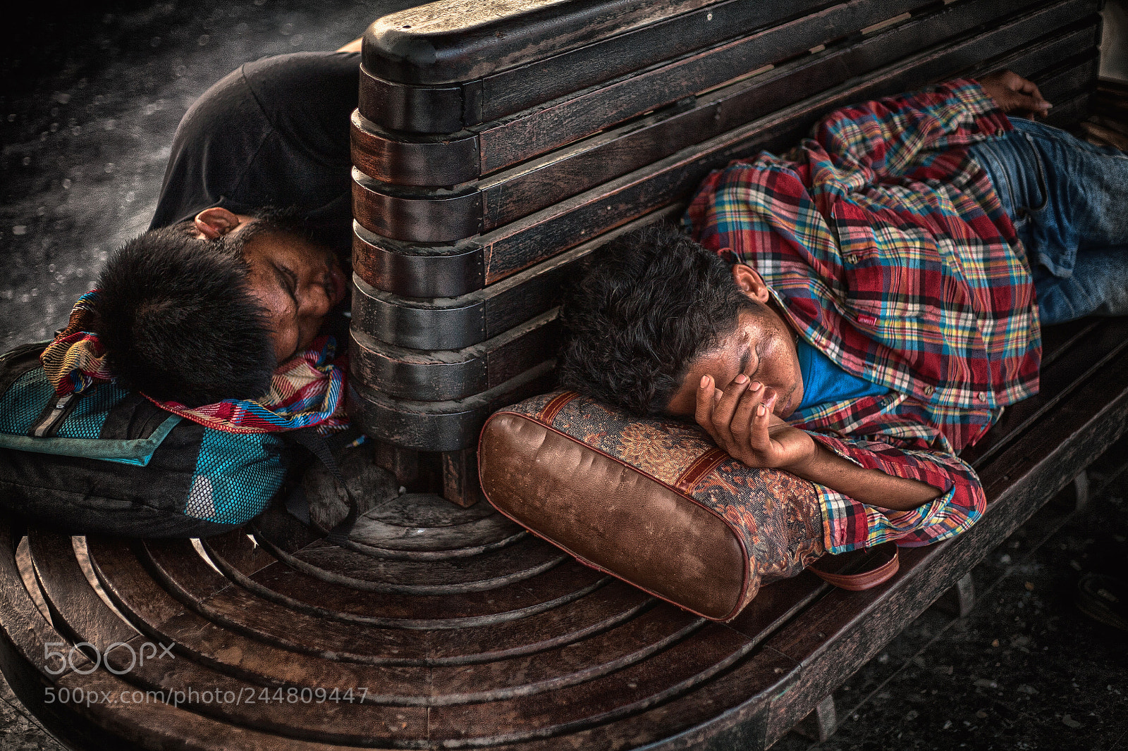 Canon EOS 5D sample photo. Sleep at the train photography