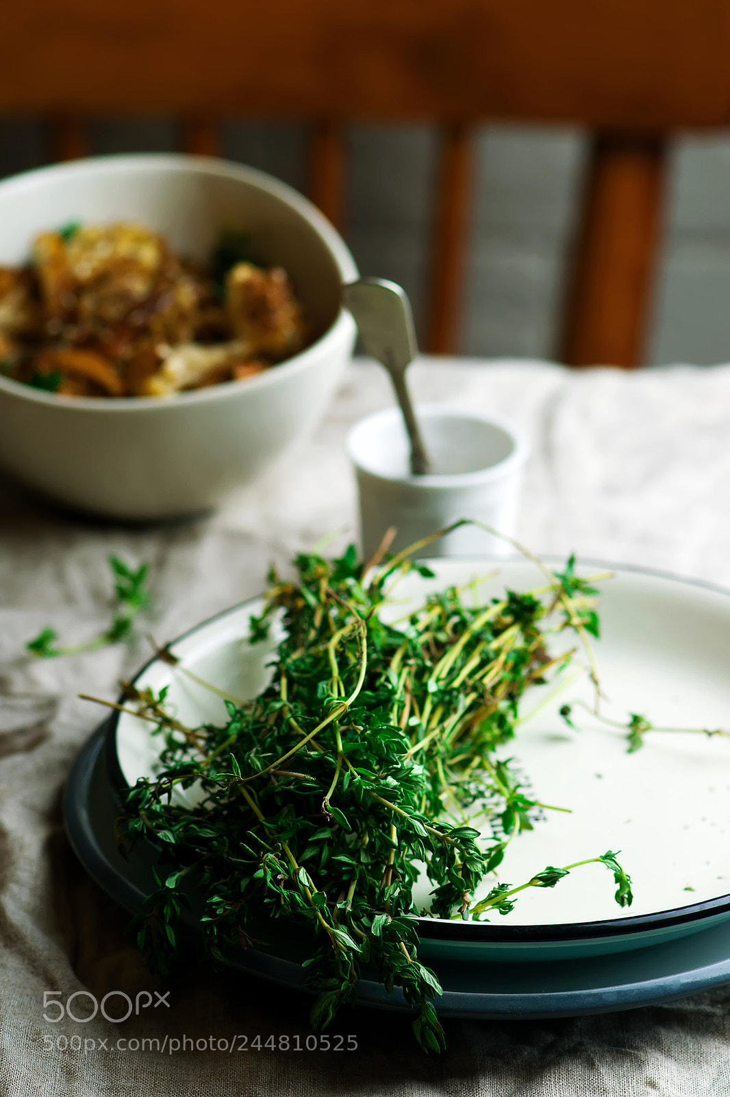 Nikon D3100 sample photo. Zaatar roasted cauliflower photography