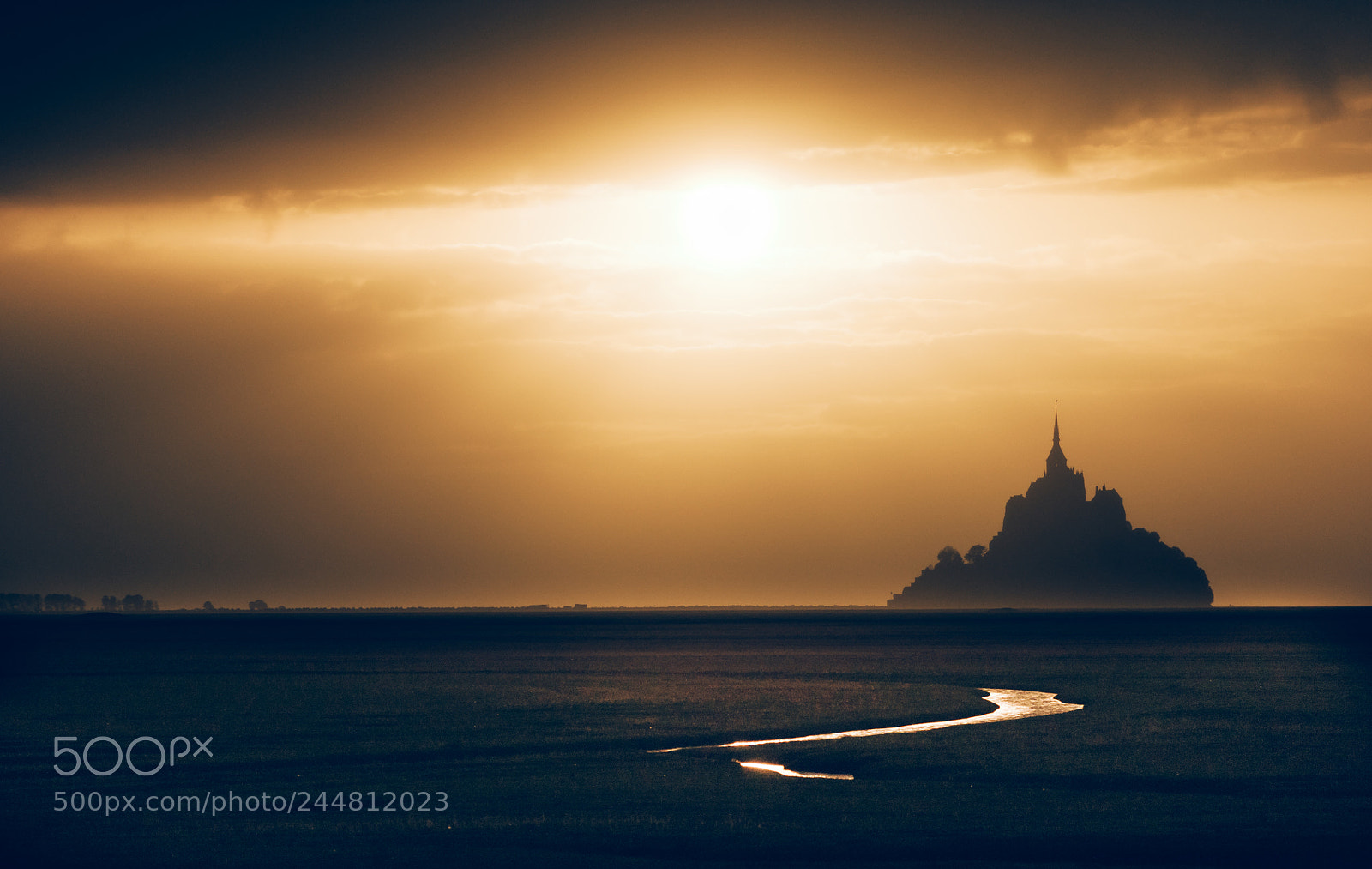 Nikon D90 sample photo. Mystic mont-saint-michel ii photography