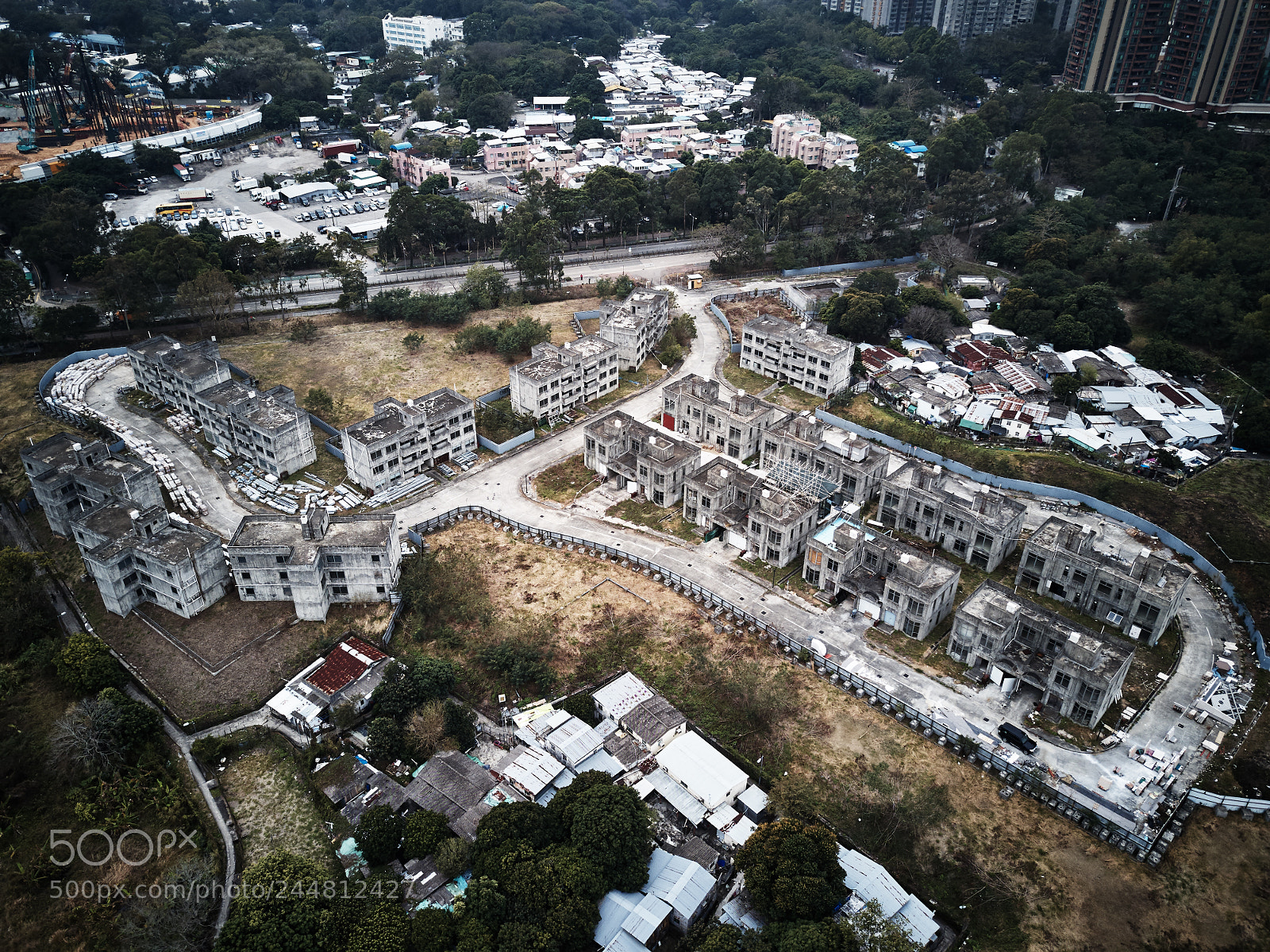 DJI FC220 sample photo. Abandon photography