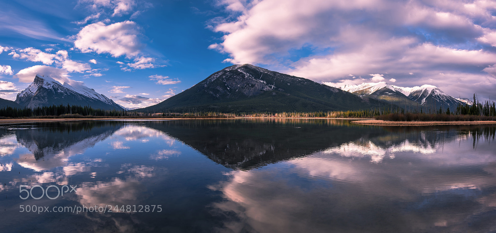 Nikon D810 sample photo. Morning at vermilion lake photography