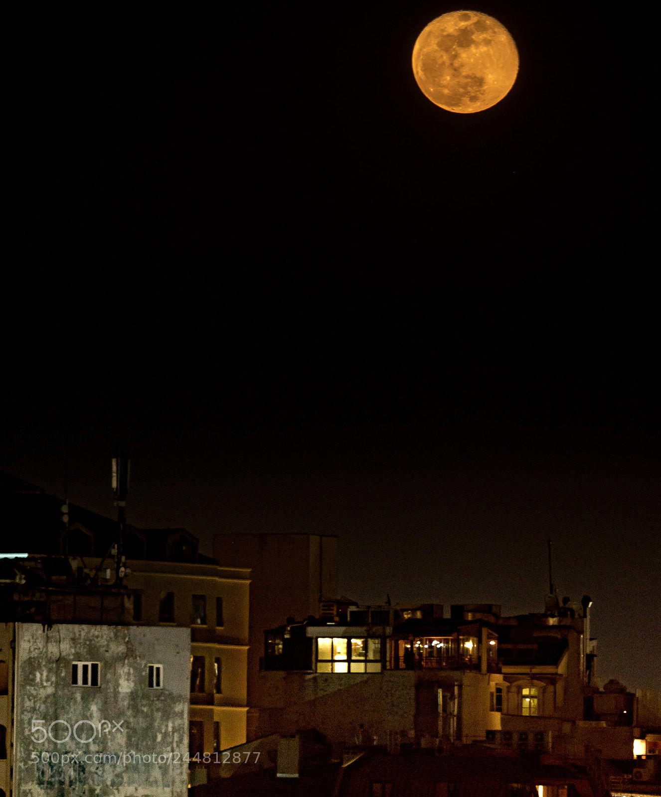 Olympus OM-D E-M1 Mark II sample photo. Super blood moon photography