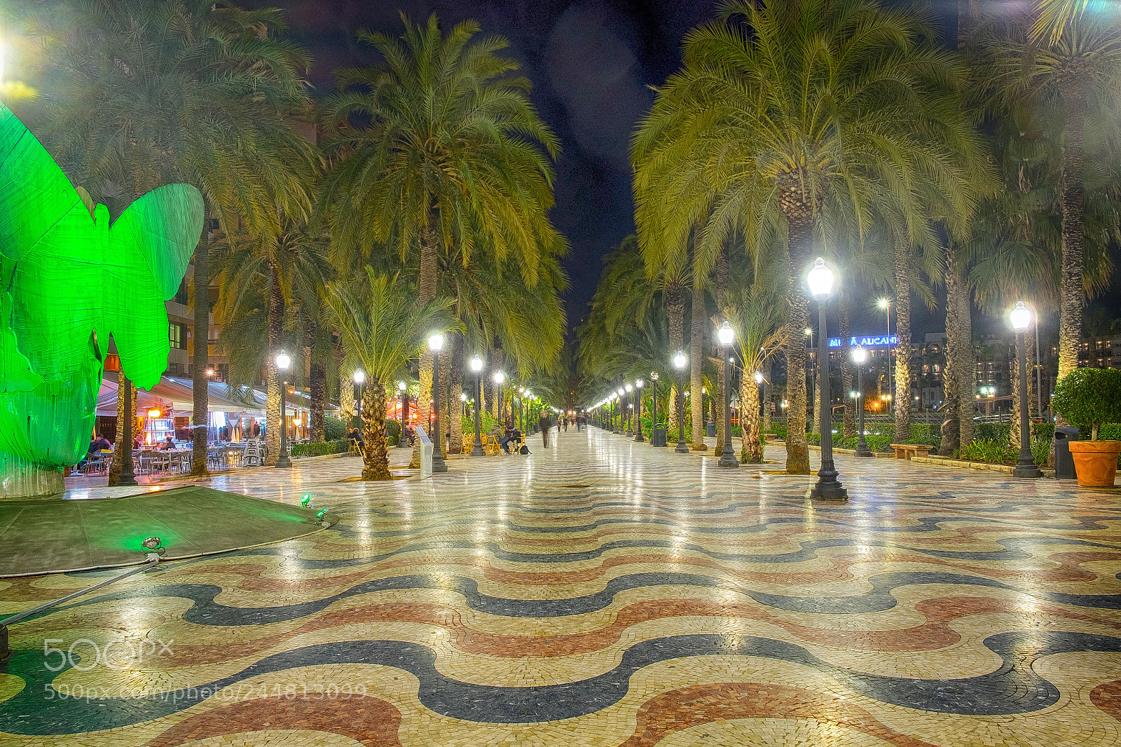 Fujifilm X-E2 sample photo. La explanada de alicante photography
