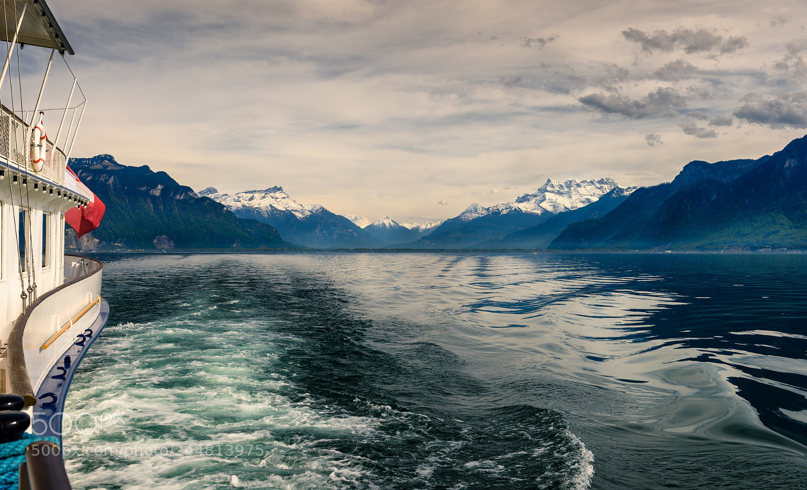 Nikon D810 sample photo. Paddle steamer on lake photography