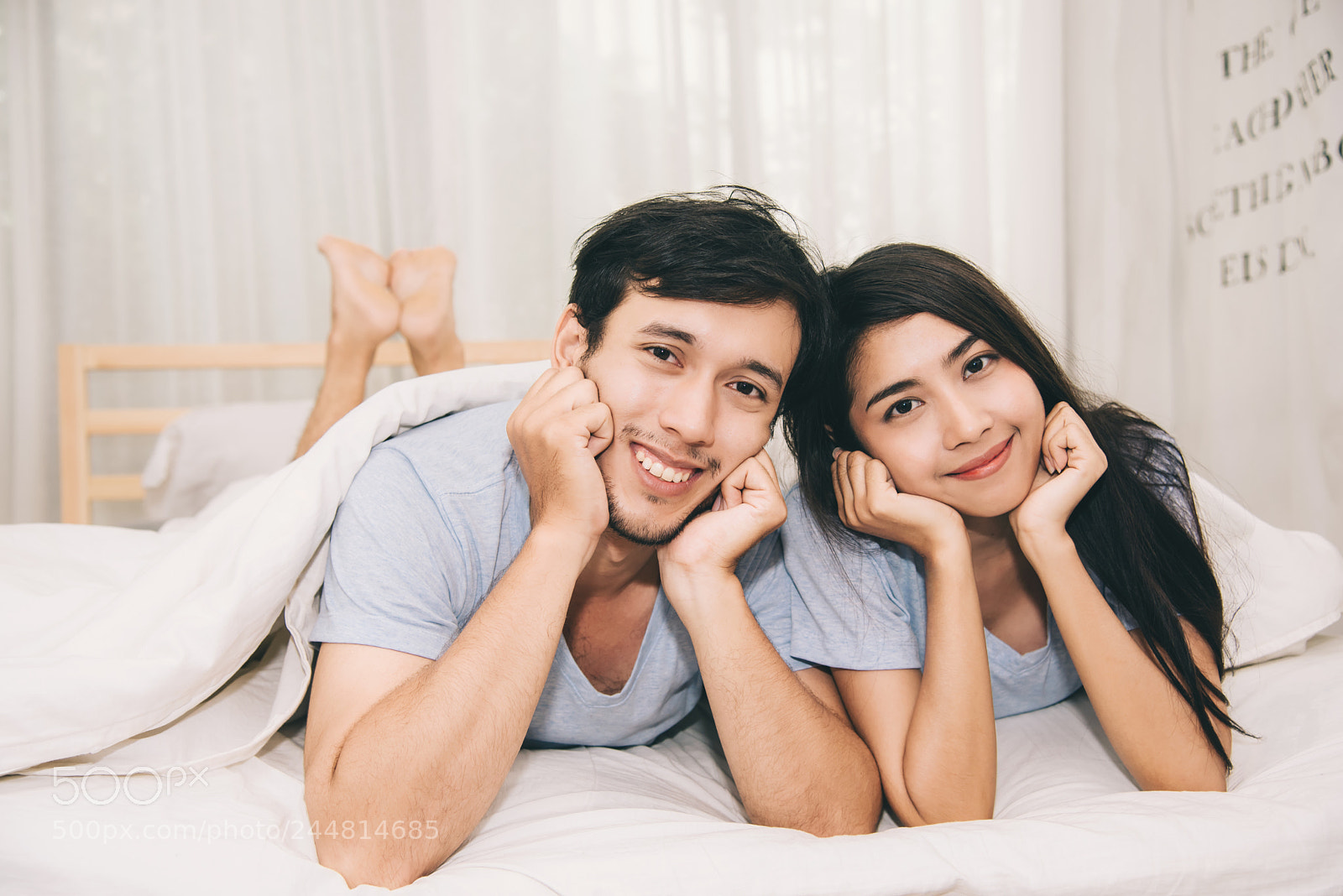 Nikon D600 sample photo. Sweet young couple lying photography