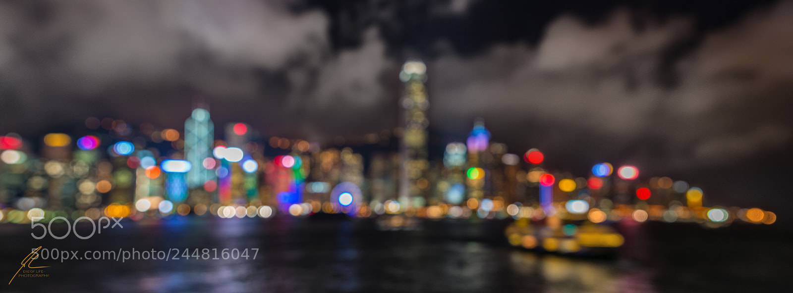Nikon D800 sample photo. Hongkong panorama of light photography