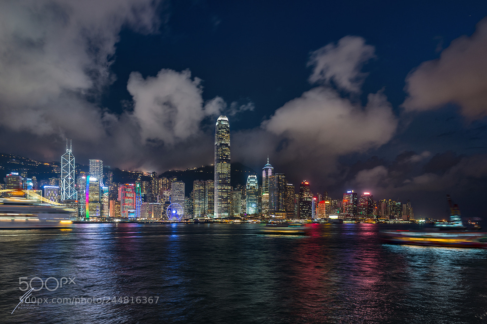 Nikon D800 sample photo. Hongkong skyline photography
