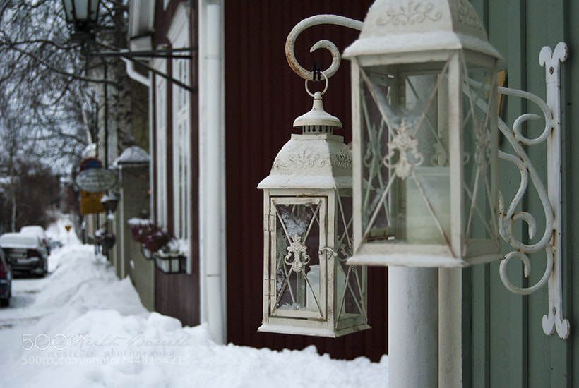 Nikon D3000 sample photo. Sights of snowy kokkola photography