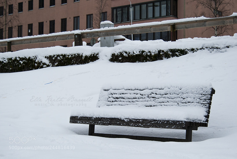 Nikon D3000 sample photo. Sights of snowy kokkola photography