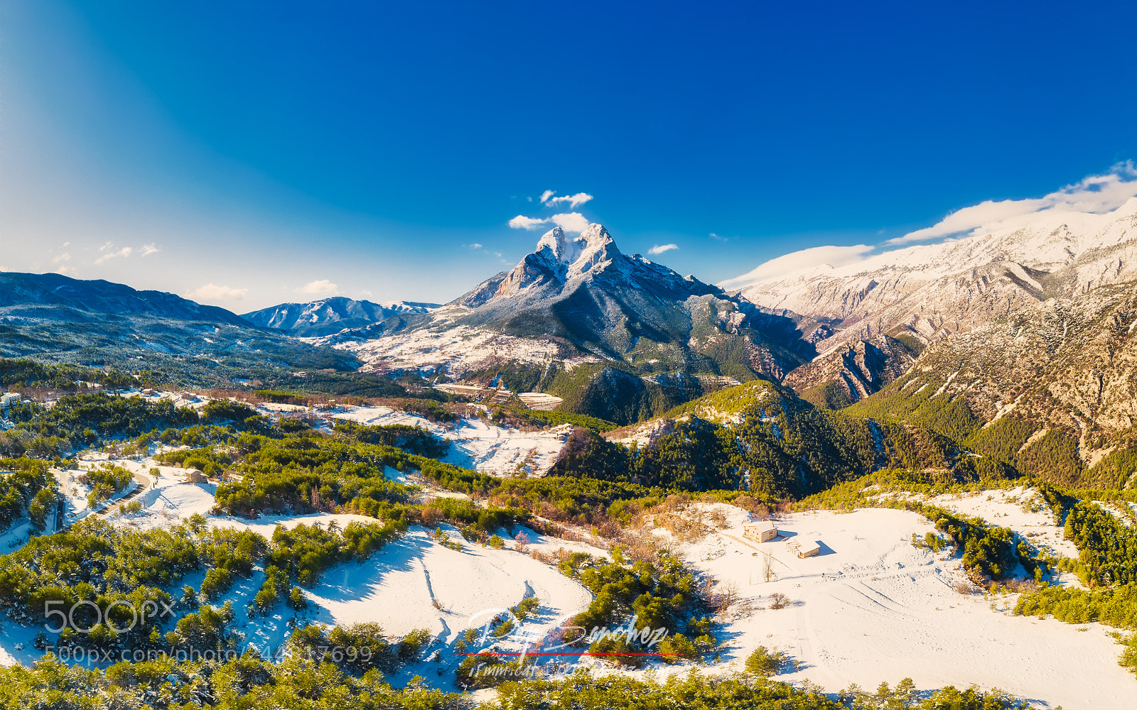 DJI FC220 sample photo. Pedraforca photography