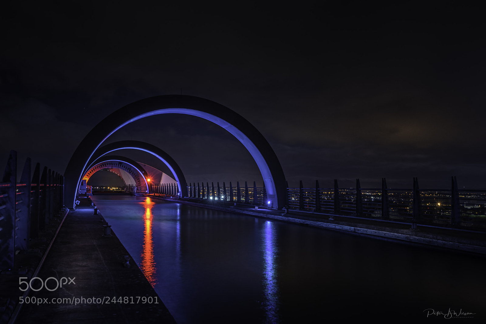 Nikon D810 sample photo. Night wheel. photography