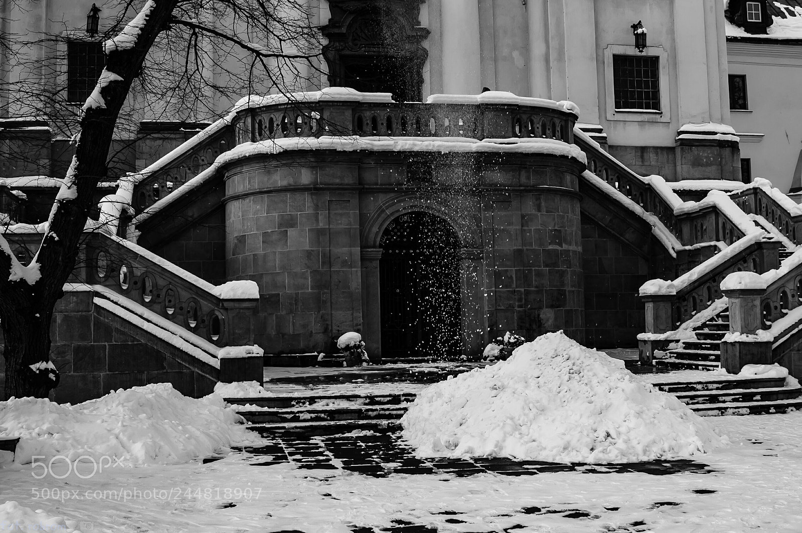 Nikon D50 sample photo. Winter snow photography