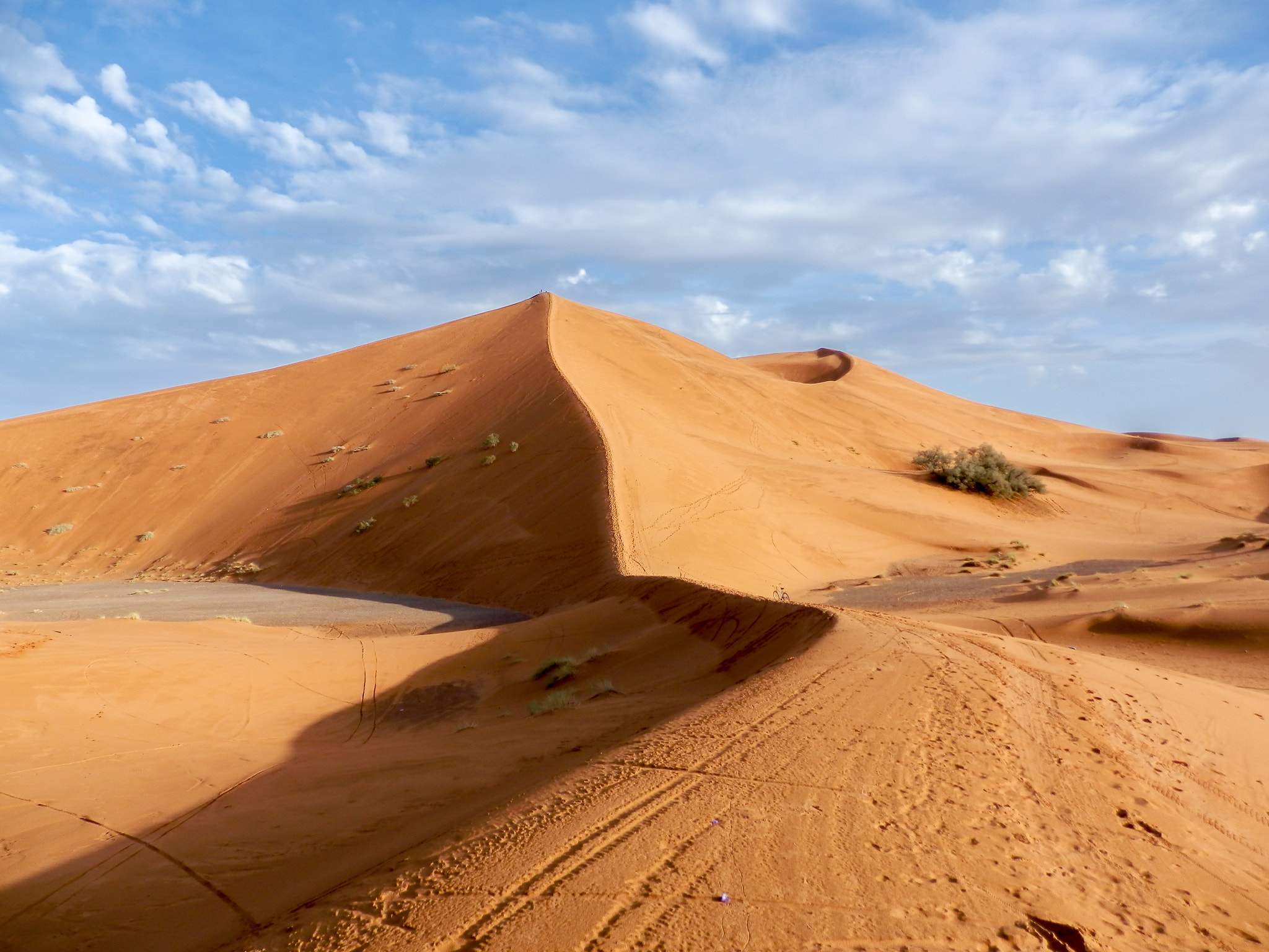 Olympus SZ-30MR sample photo. Dunes in morocco photography