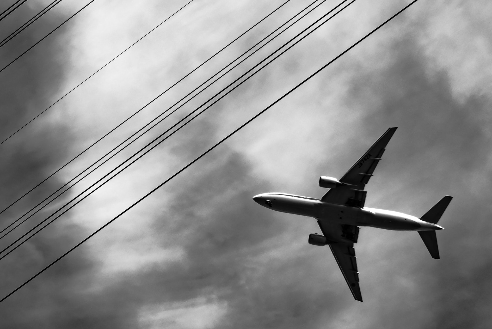 Nikon 1 S2 sample photo. Line and plane photography