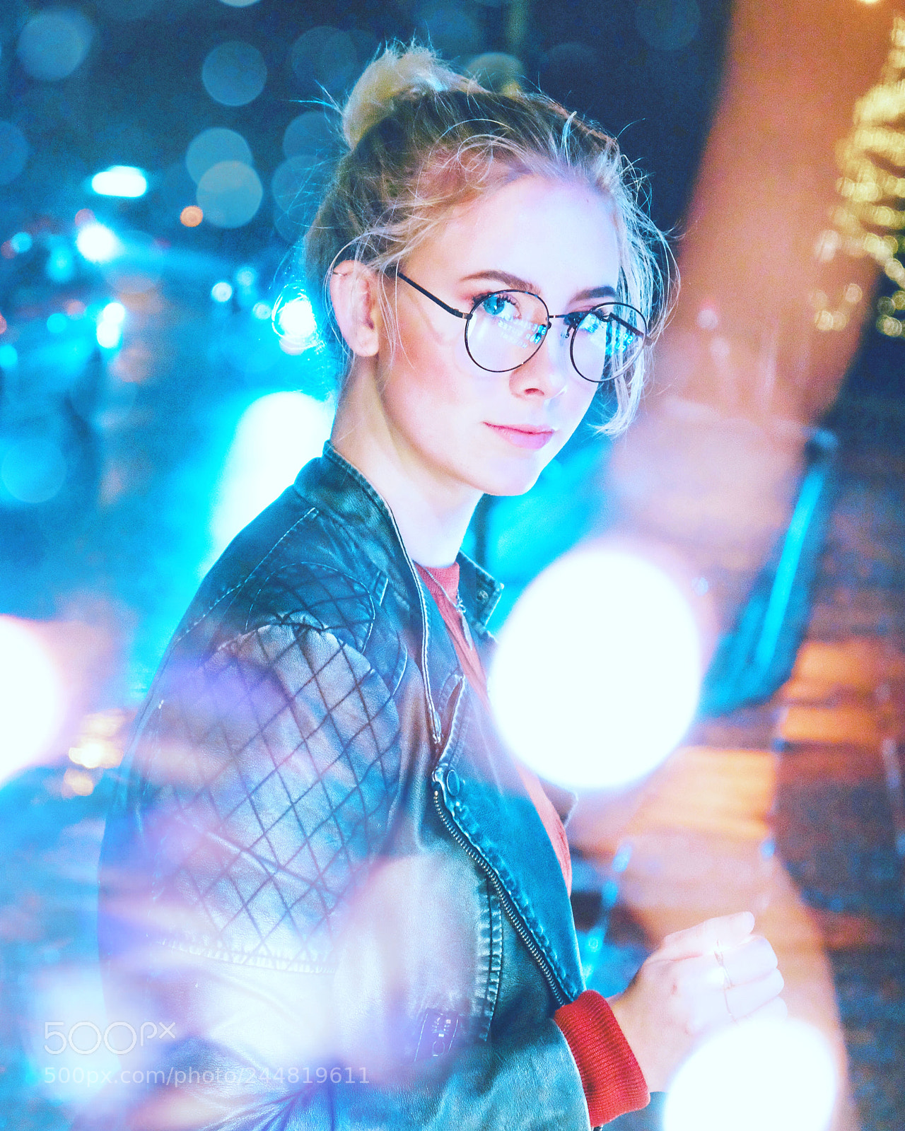 Fujifilm X-T10 sample photo. Fairylight & glasses i photography