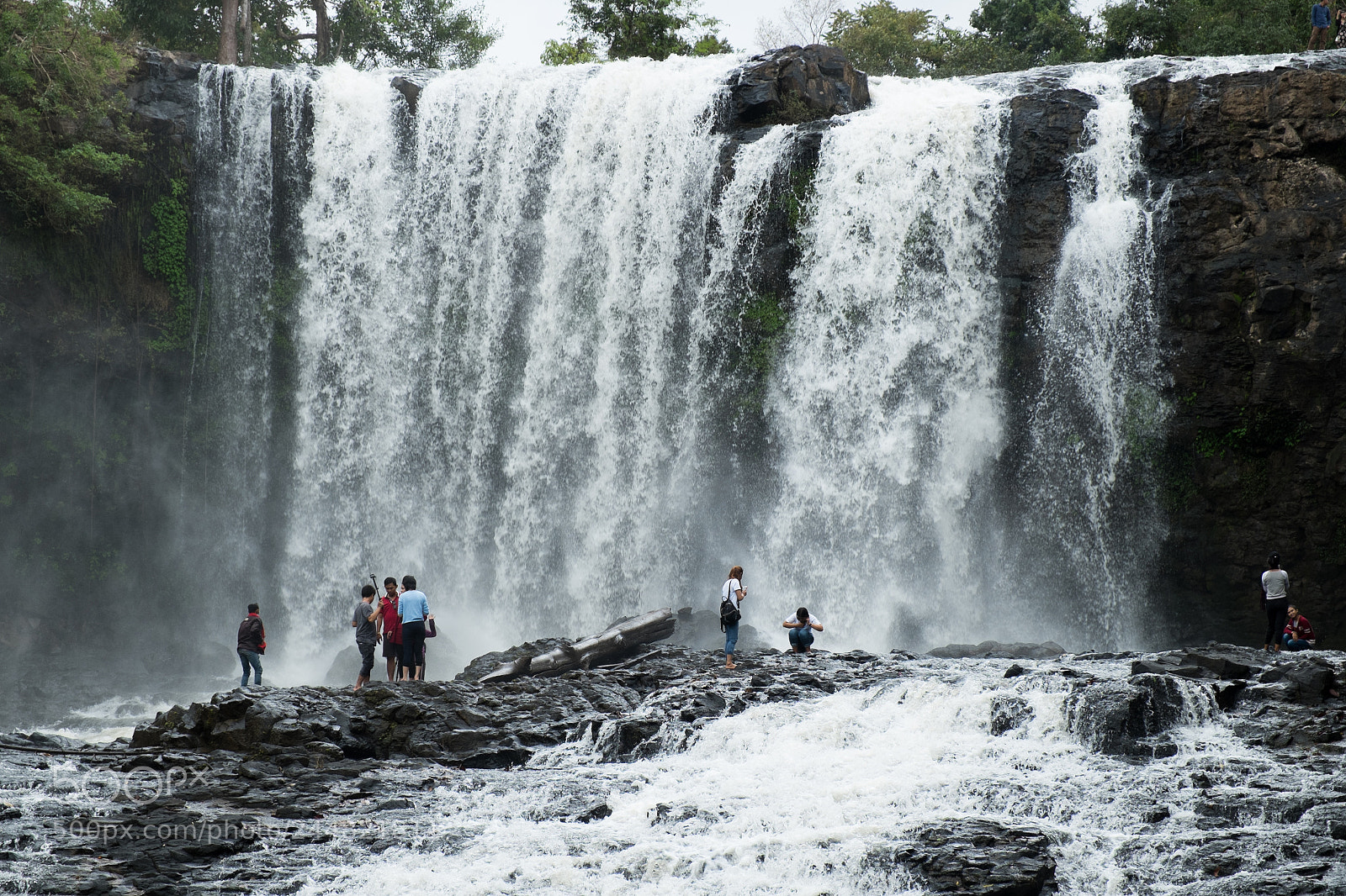 Fujifilm X-E1 sample photo. Bou sra waterfall photography