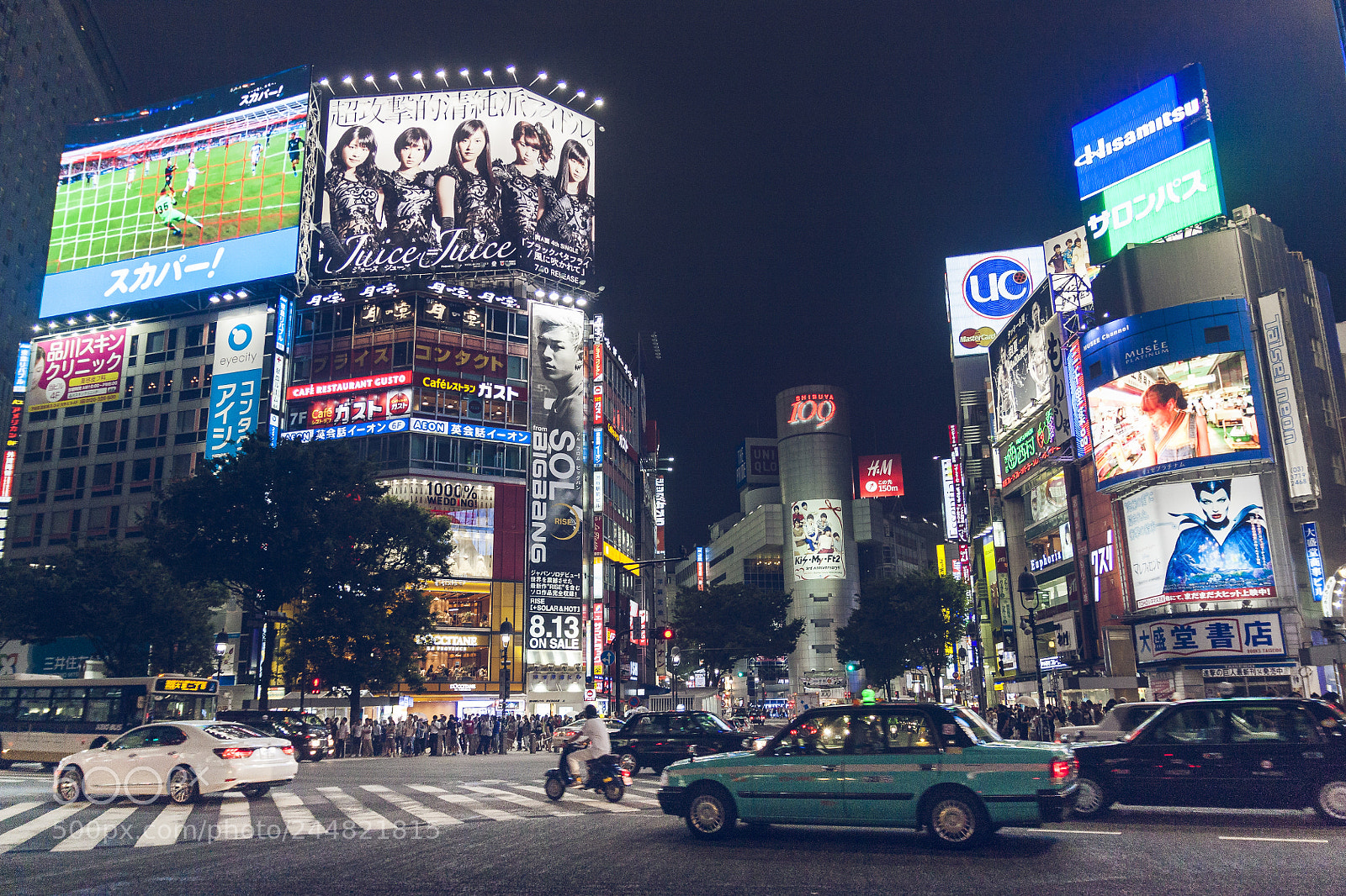 Canon EOS 450D (EOS Rebel XSi / EOS Kiss X2) sample photo. Shibuya crossing photography