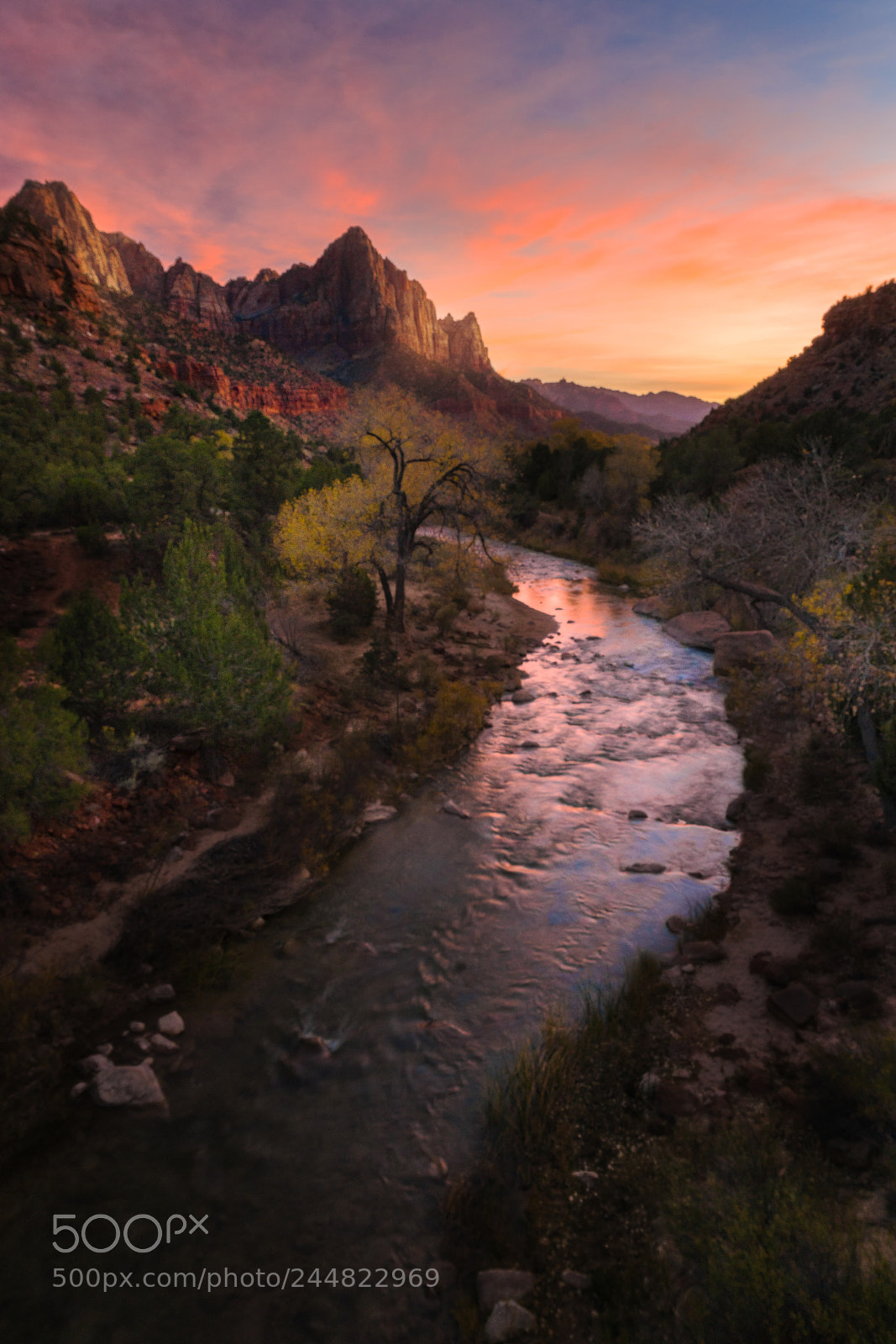 Sony a7R II sample photo. Sunset at canyon junction photography