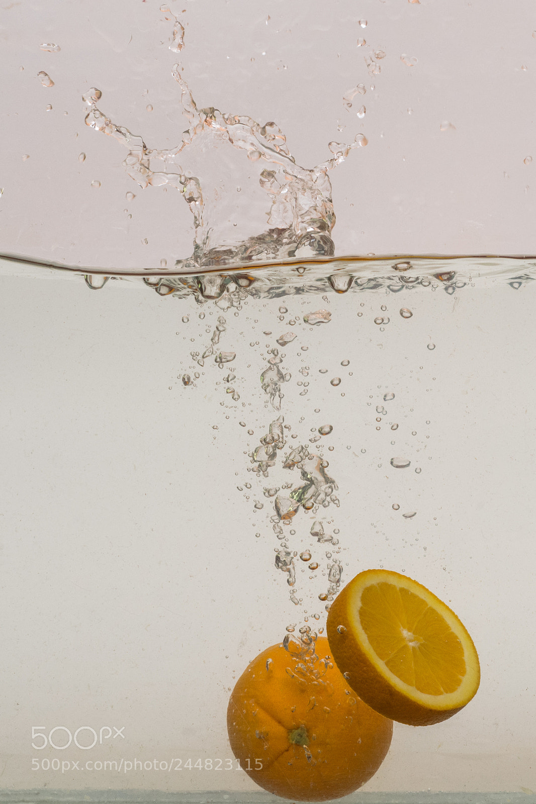 Nikon D7100 sample photo. Fruit splash with orange photography