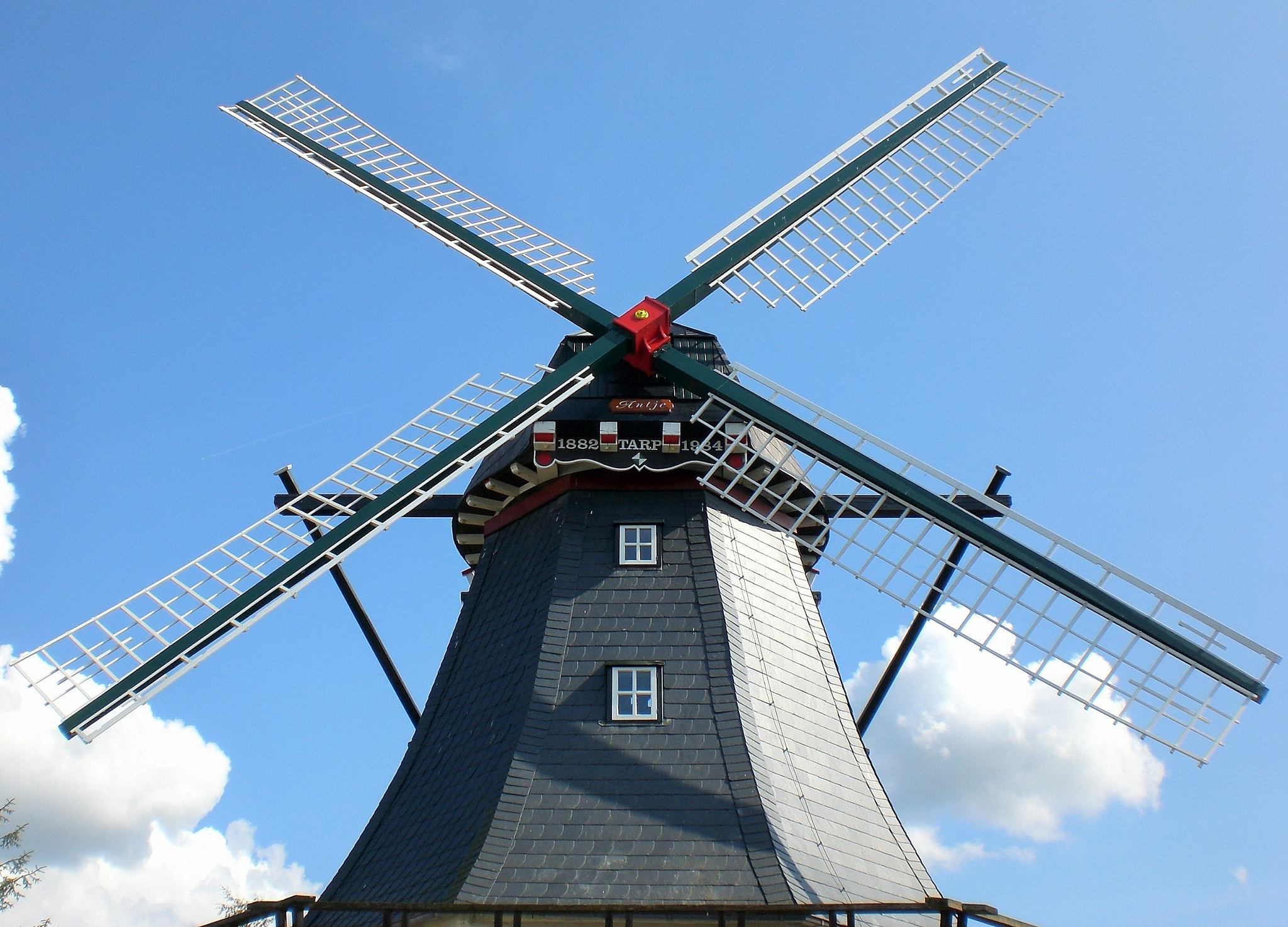 CASIO EX-Z75 sample photo. Smock mill in tarp (germany) photography