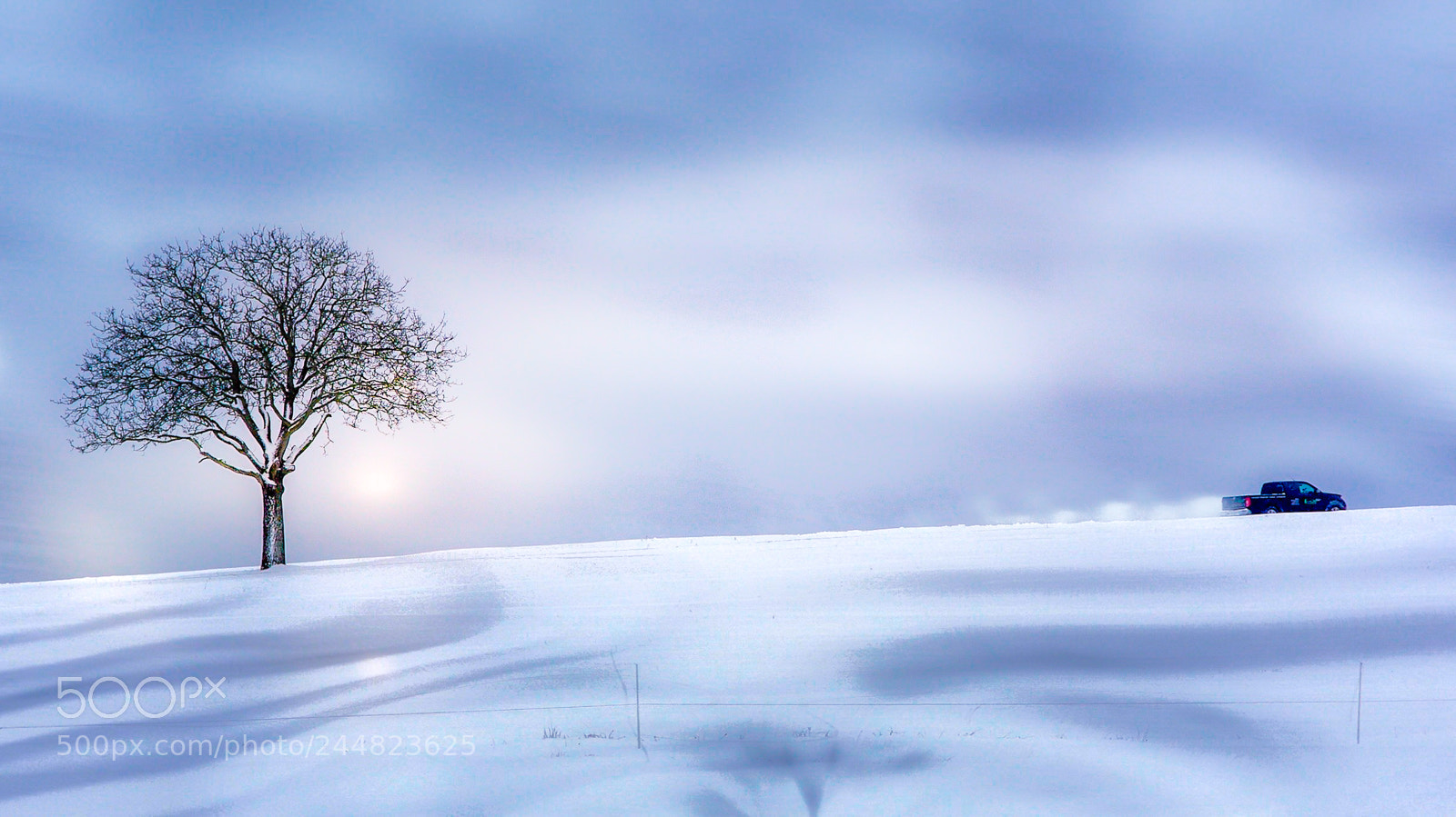 Pentax K20D sample photo. Snowdrive photography