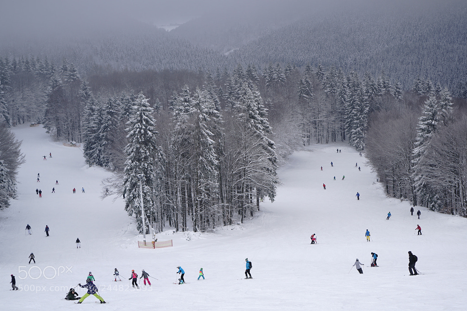 Sony a7R II sample photo. Skiing photography