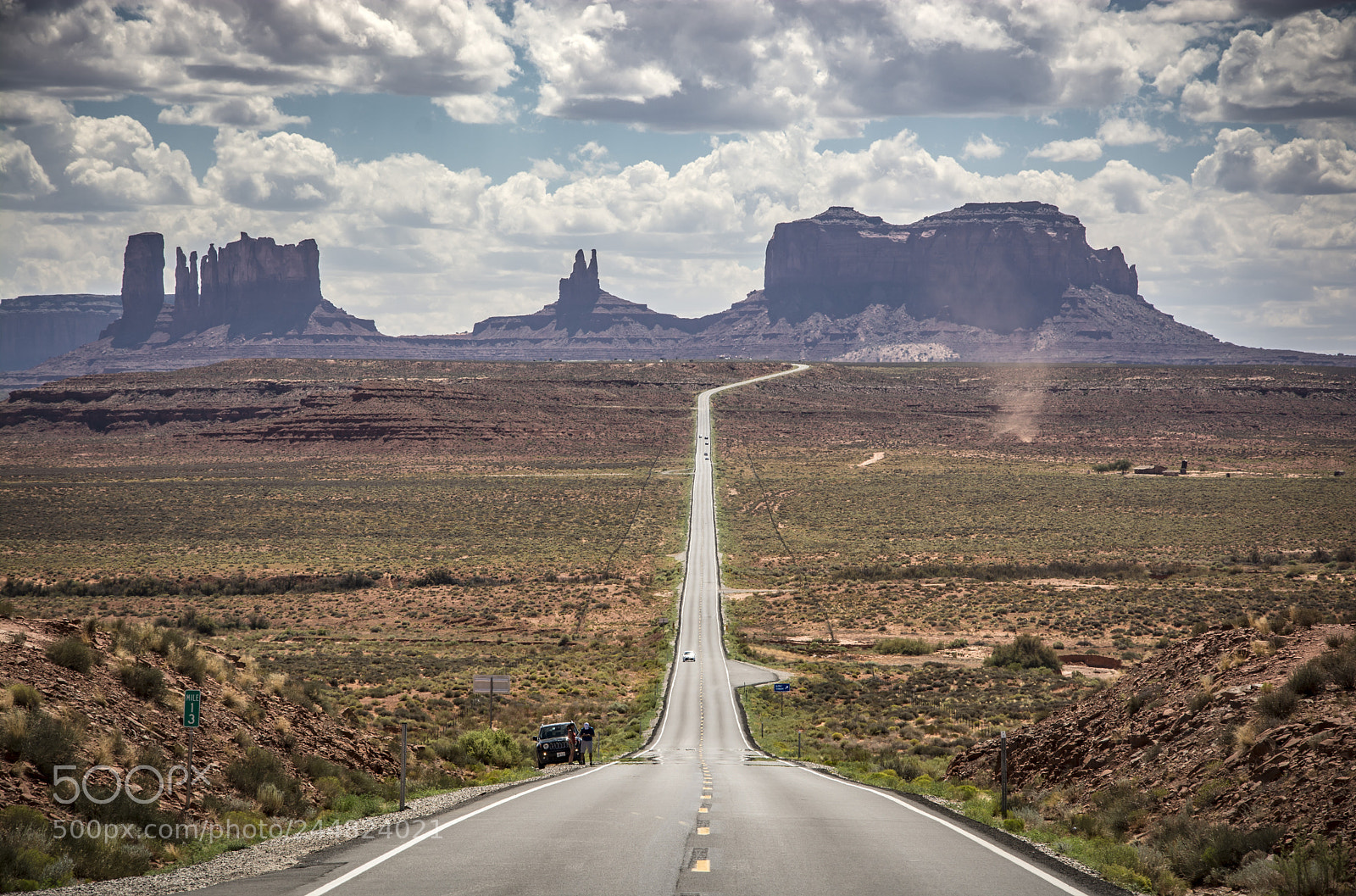 Nikon D7100 sample photo. Monument valley road photography