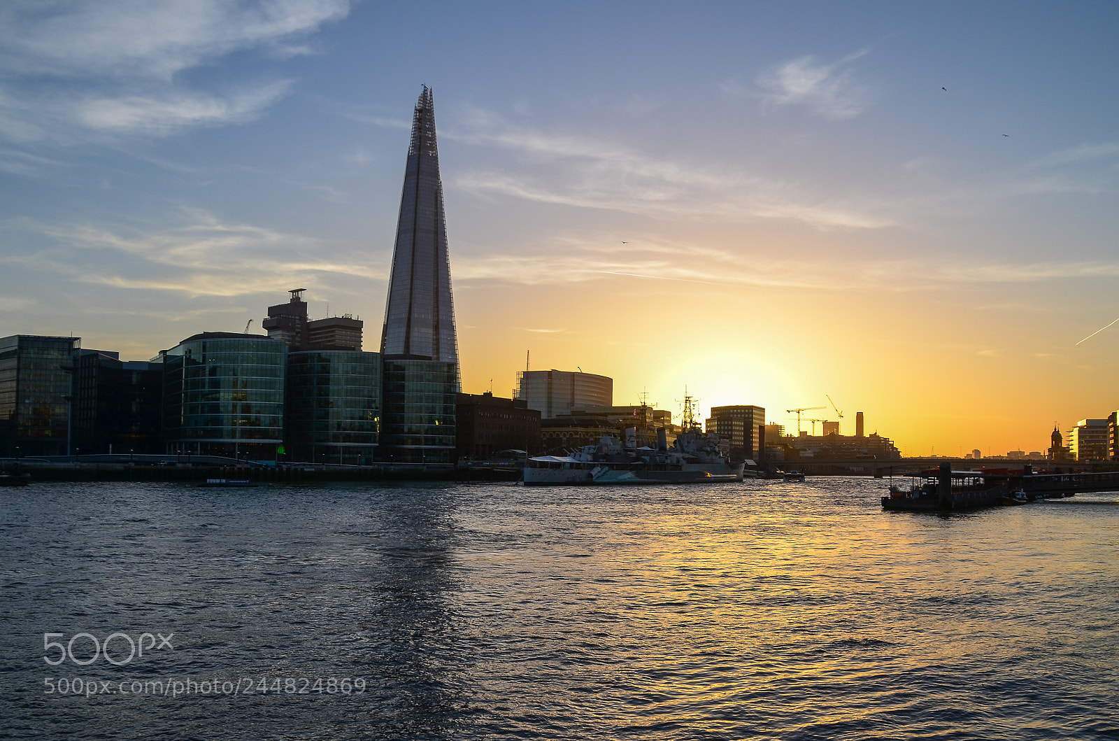 Nikon D5100 sample photo. The shard in london photography