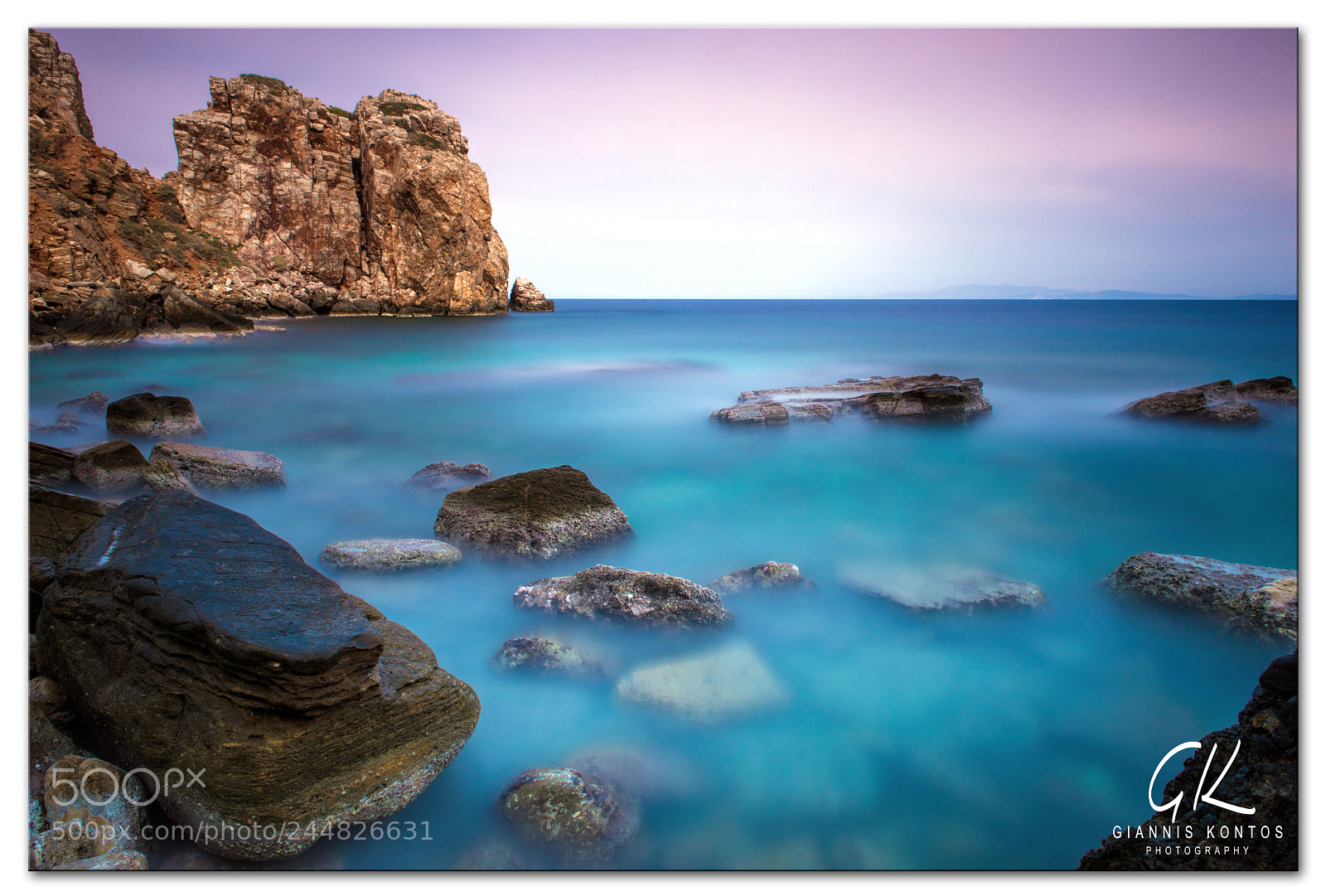 Nikon D810 sample photo. Rocky coastline on sifnos photography