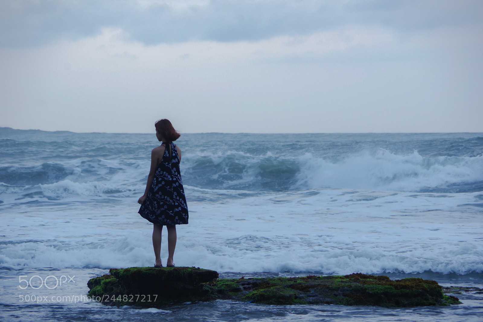 Pentax K-70 sample photo. A lonely girl photography