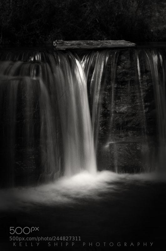 Nikon D300S sample photo. "logged waterfall" photography