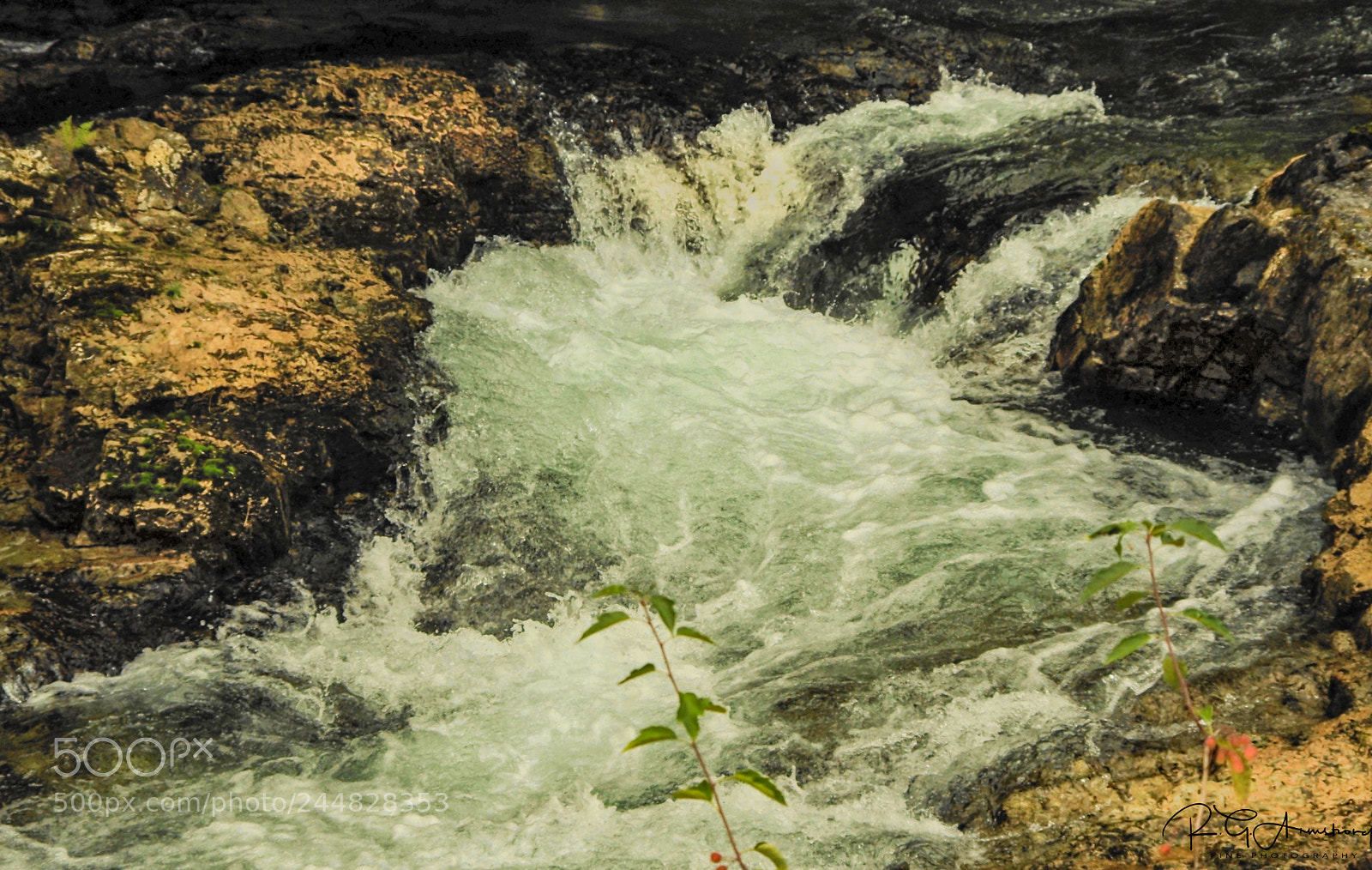 Pentax K200D sample photo. Little qualicum falls photography