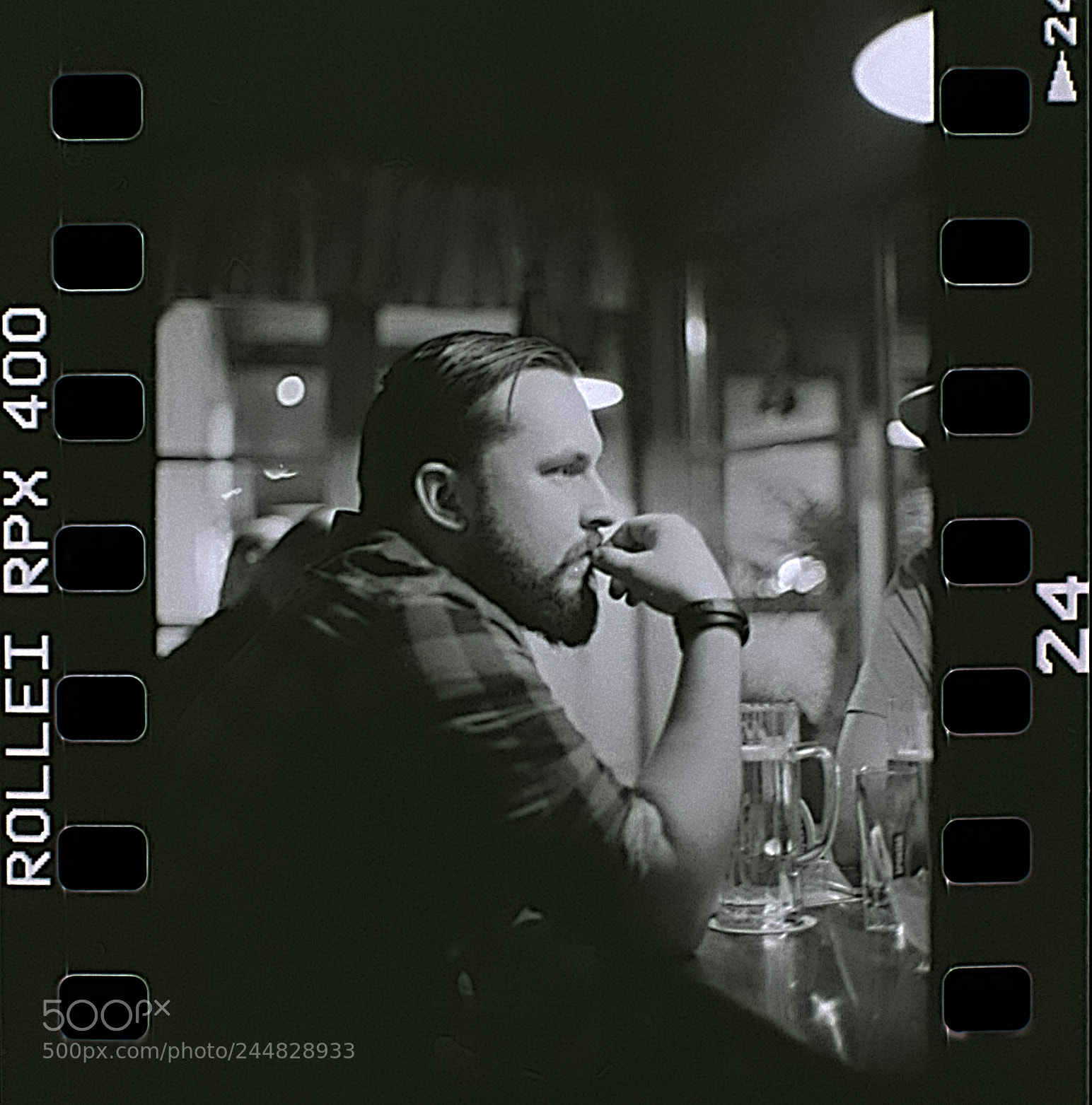 Fujifilm X-T2 sample photo. Alone in the bar photography