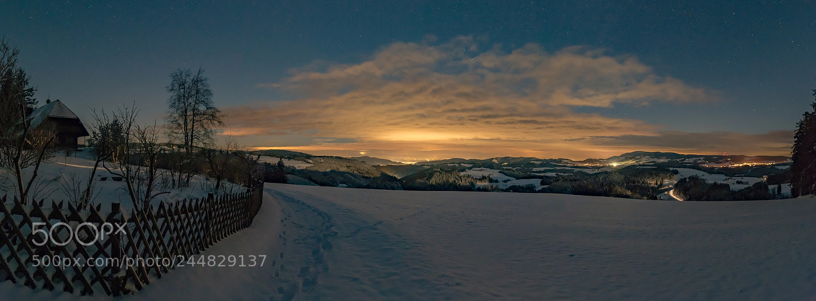 Nikon D810 sample photo. Mondnacht am spirzen photography