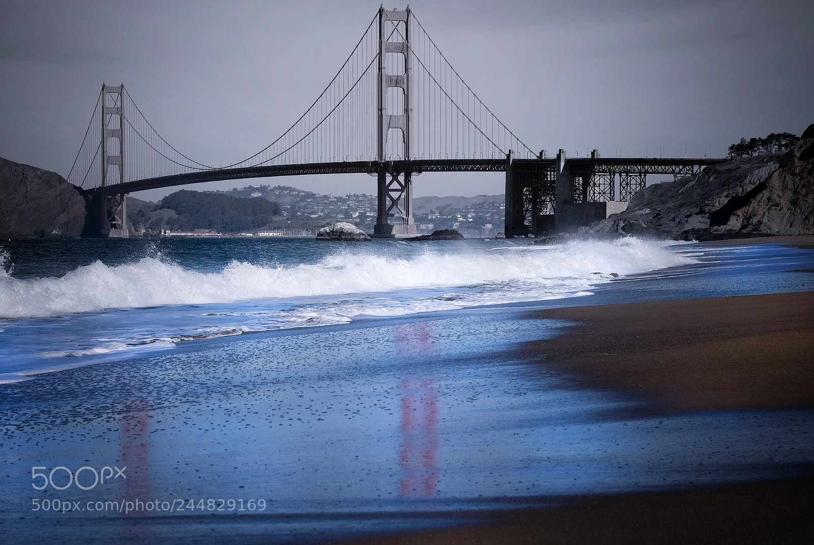 Fujifilm X-Pro2 sample photo. Golden gate bridge shimmering photography