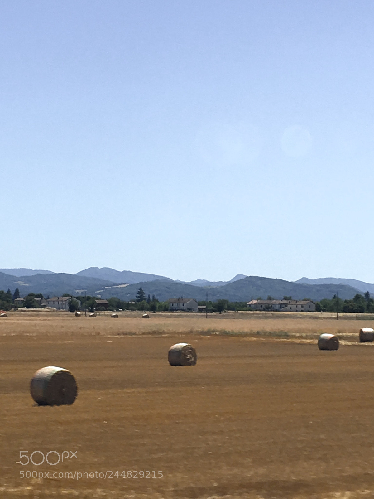 Apple iPhone 6s sample photo. Hay bales photography