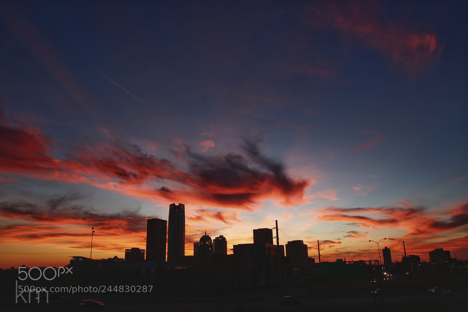 Canon EOS 750D (EOS Rebel T6i / EOS Kiss X8i) sample photo. Fire in the sky photography