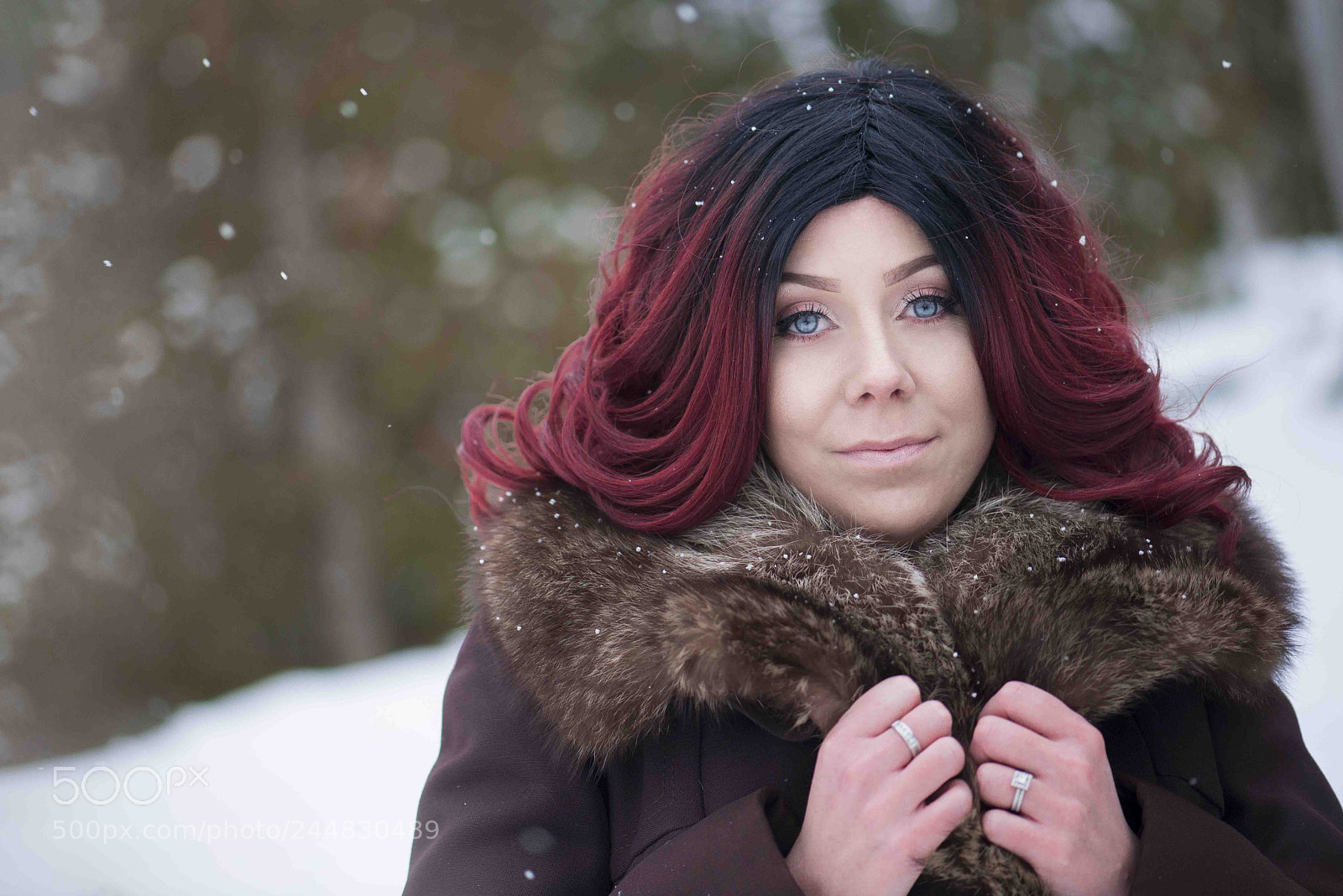 Nikon D800 sample photo. Winter portrait photography