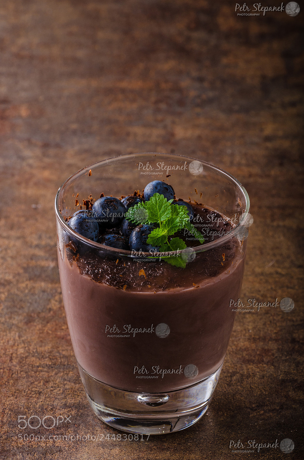 Nikon D7000 sample photo. Chocolate pudding with berries photography