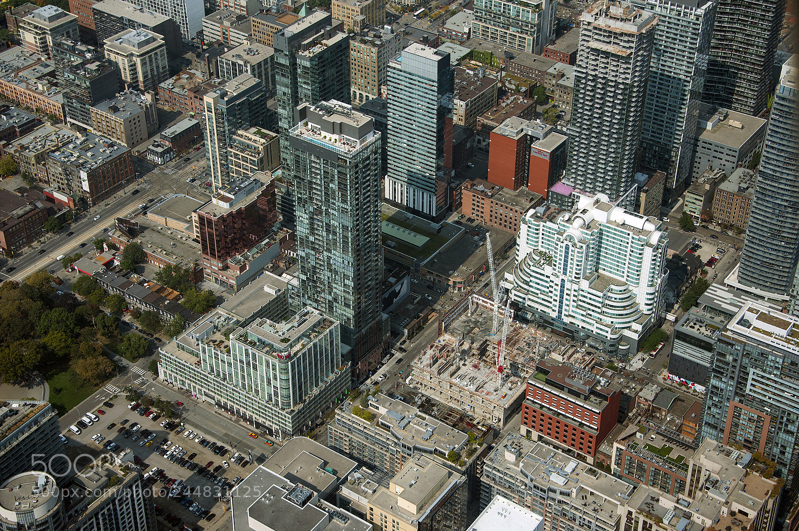 Nikon D90 sample photo. Toronto's high rise world photography