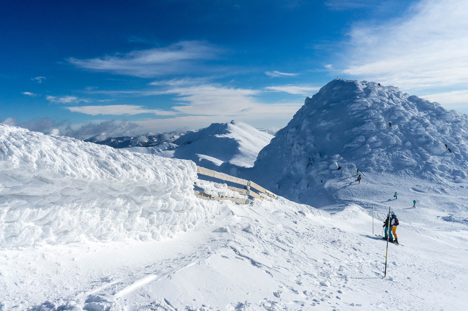Sony a7 sample photo. Ski slope photography