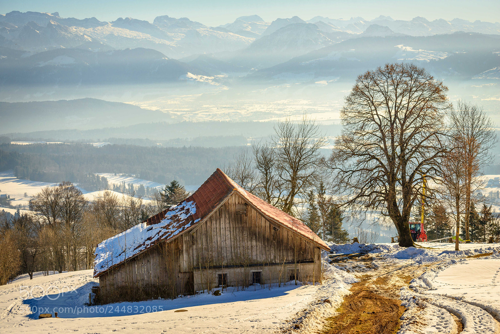 Nikon D800 sample photo. Swiss alps. winter 2017 photography