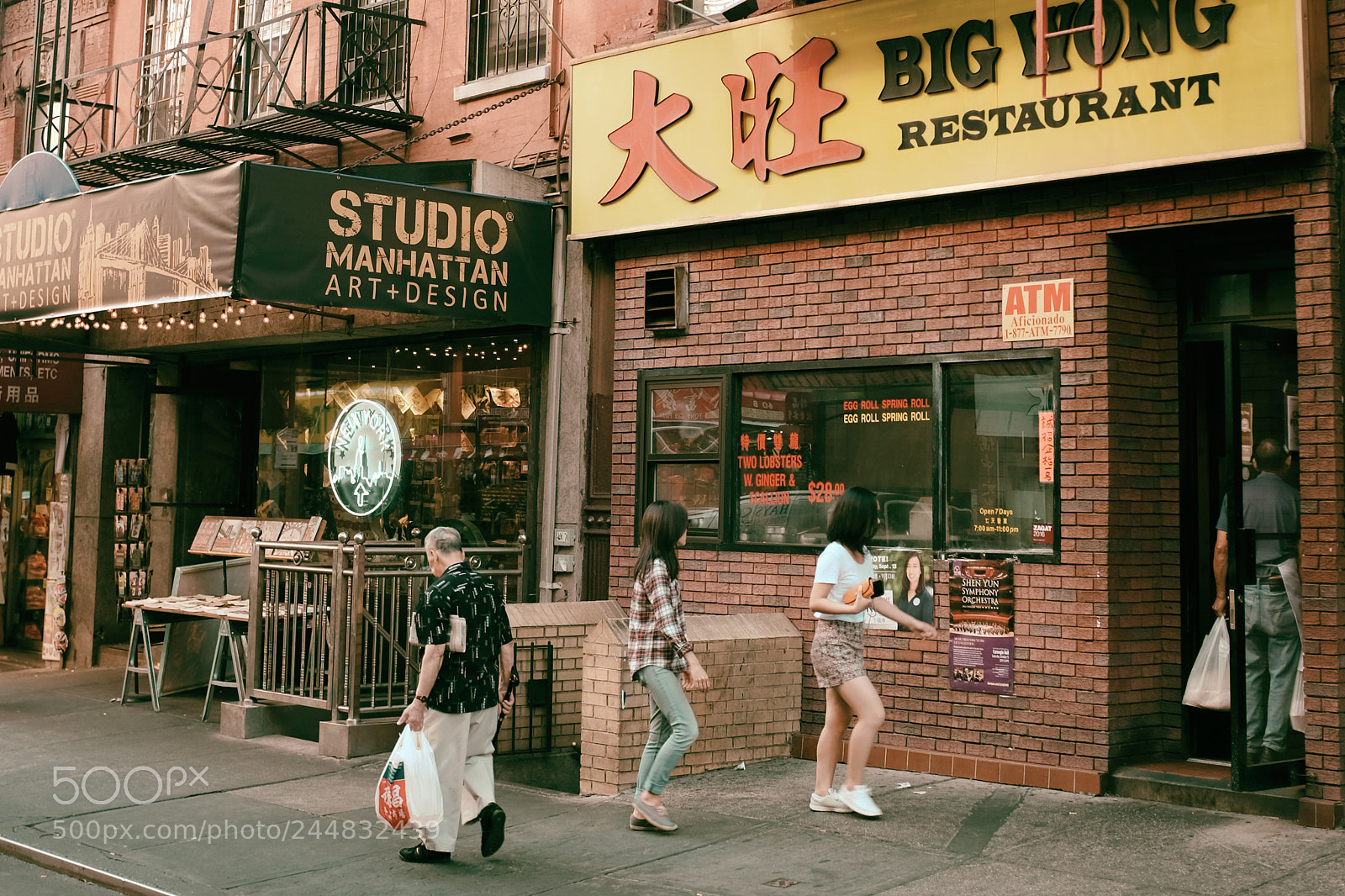 Fujifilm X100T sample photo. Nyc china town big photography