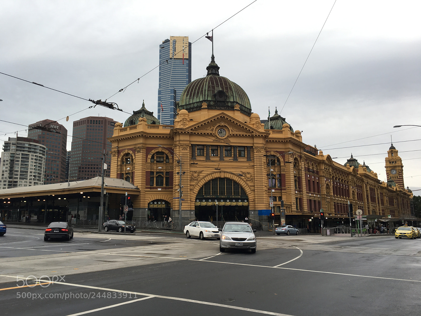 Apple iPhone 6s sample photo. Flinders street station photography
