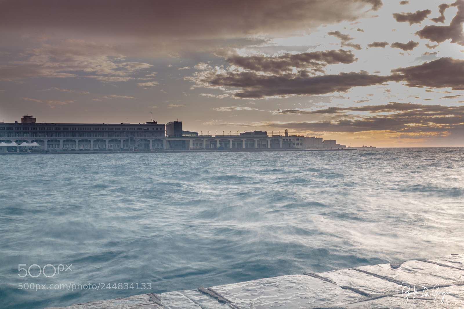 Canon EOS 1300D (EOS Rebel T6 / EOS Kiss X80) sample photo. Trieste sunset photography