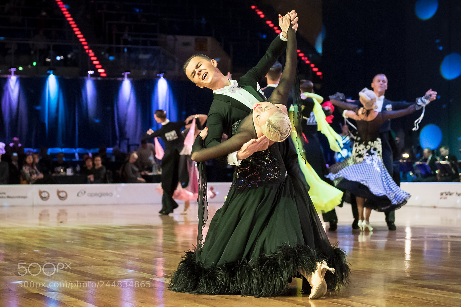 Nikon D5 sample photo. Dancers dancing standard dance photography