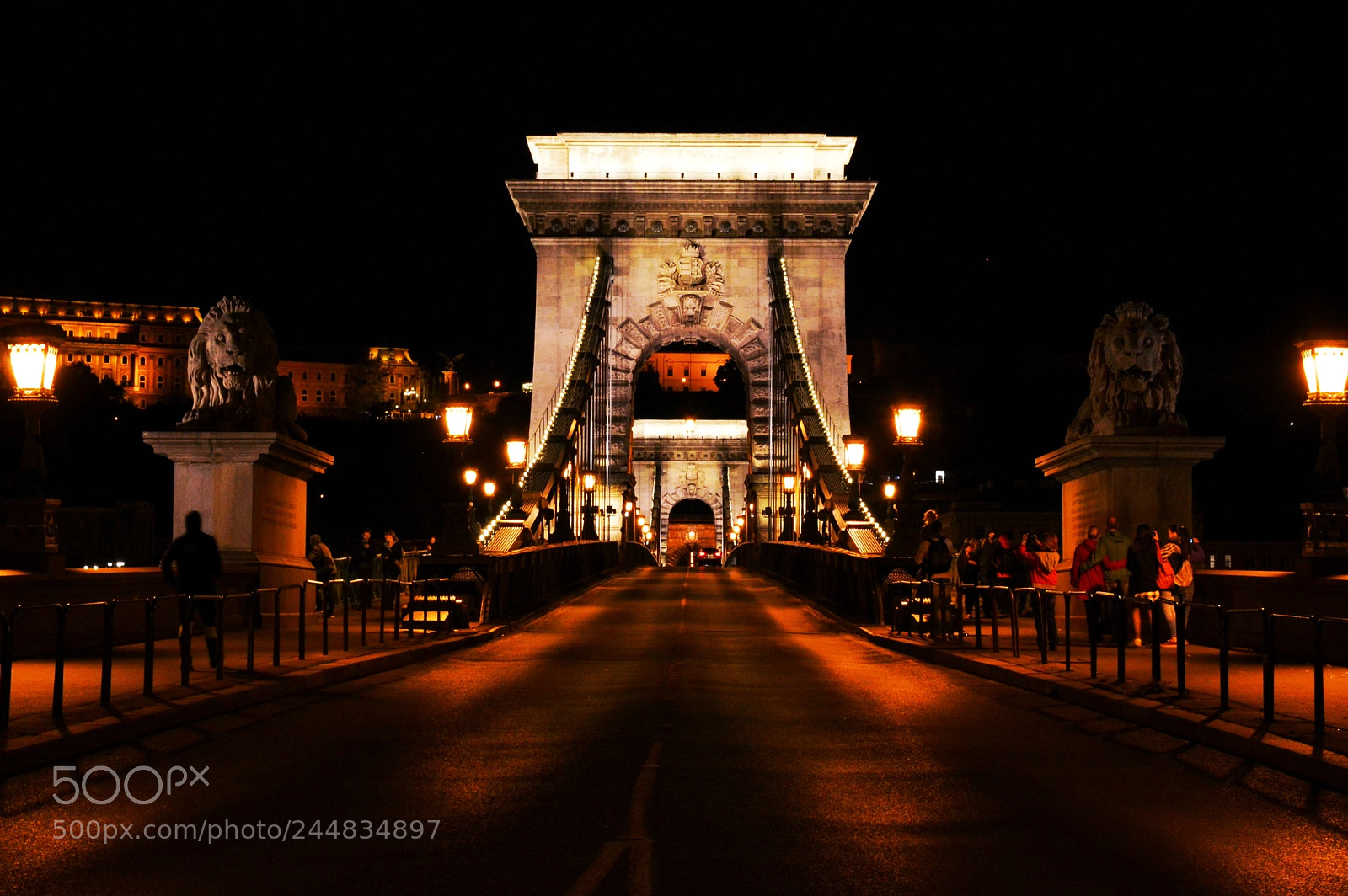Nikon D3200 sample photo. Chain bridge - budapest photography