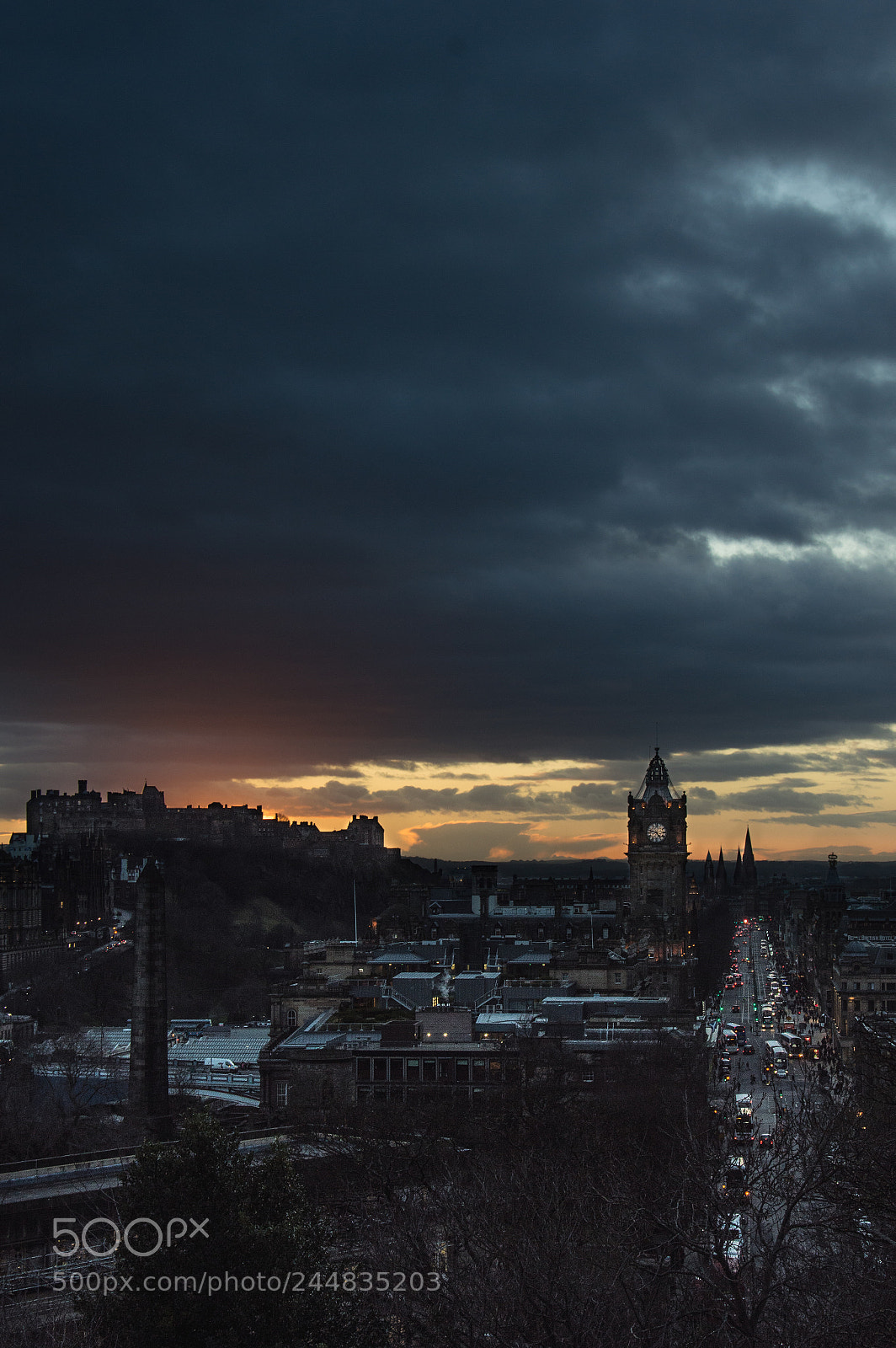 Nikon D3200 sample photo. Sun's fading out, lights' photography