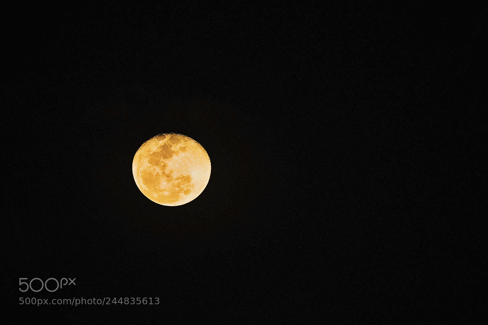 Sony a9 sample photo. Winter moon photography