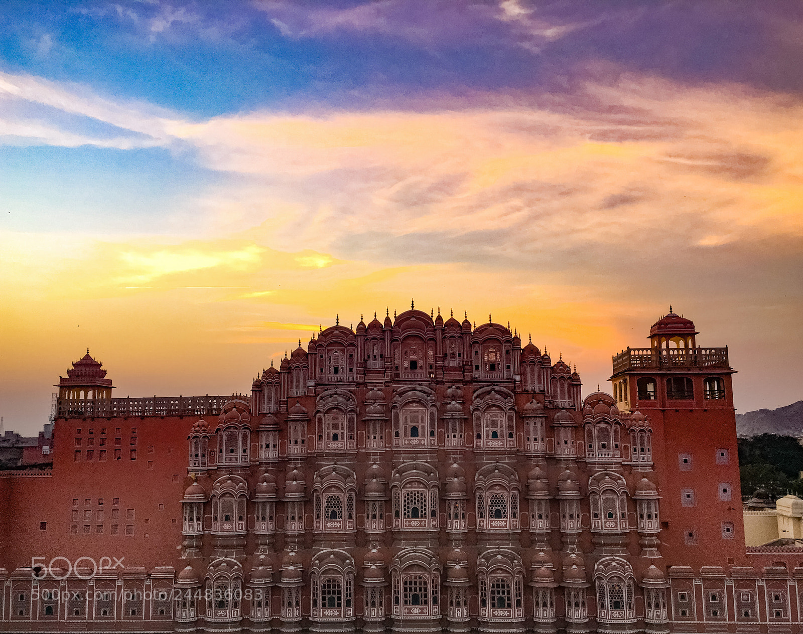 Apple iPhone 6s sample photo. Hawa mahal, jaipur photography
